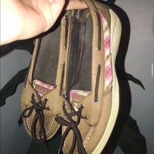 ✮ pink plaid sperrys ✮